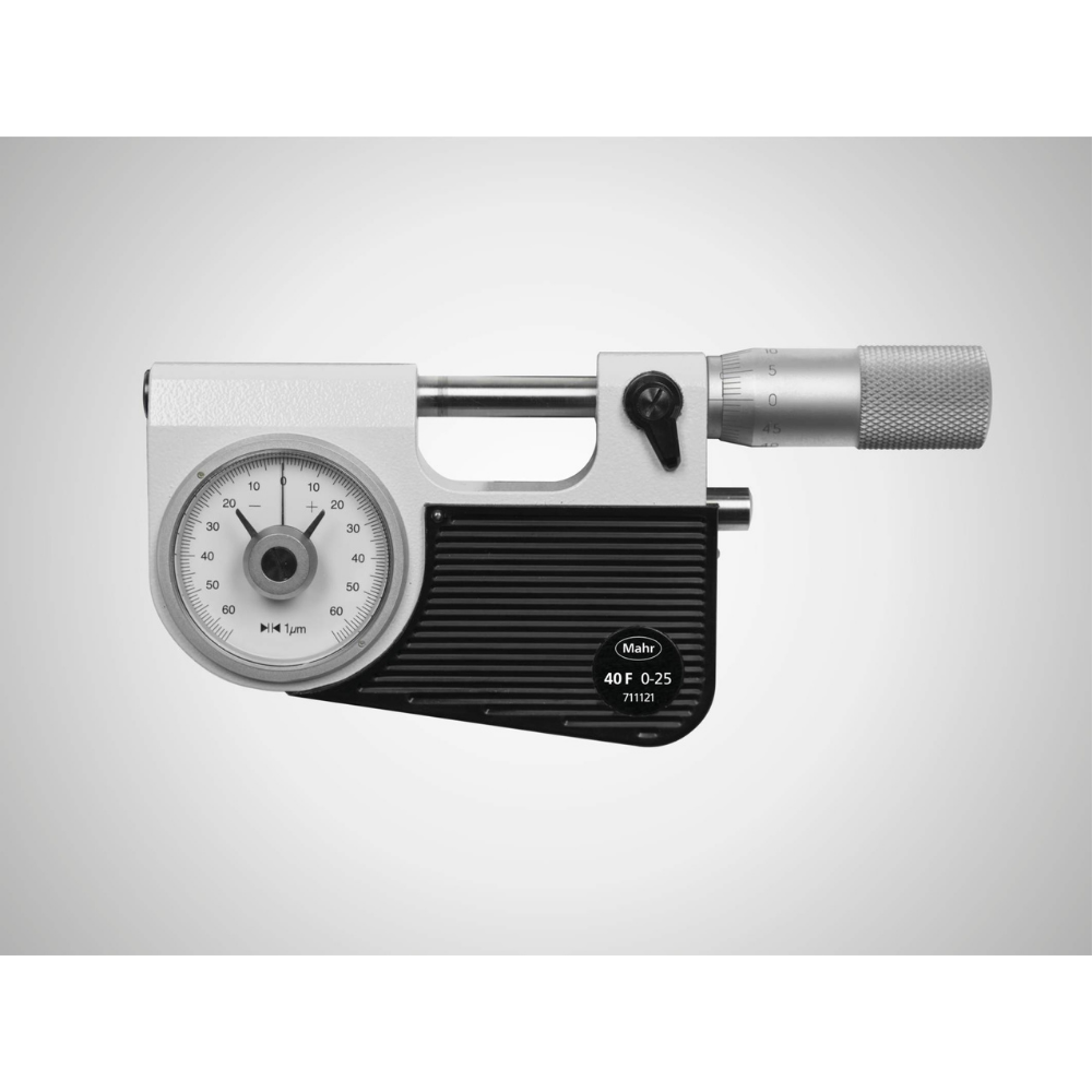 MAHR  Micromar 40 F Micrometer with integrated Dial Comparator