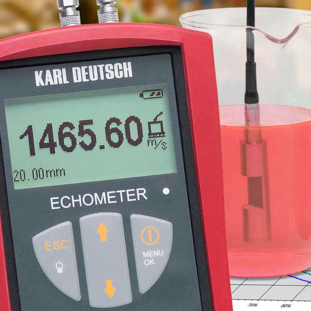 Karl DEUTSCH ECHOMETER 1076 K Concentration measurement of liquids
