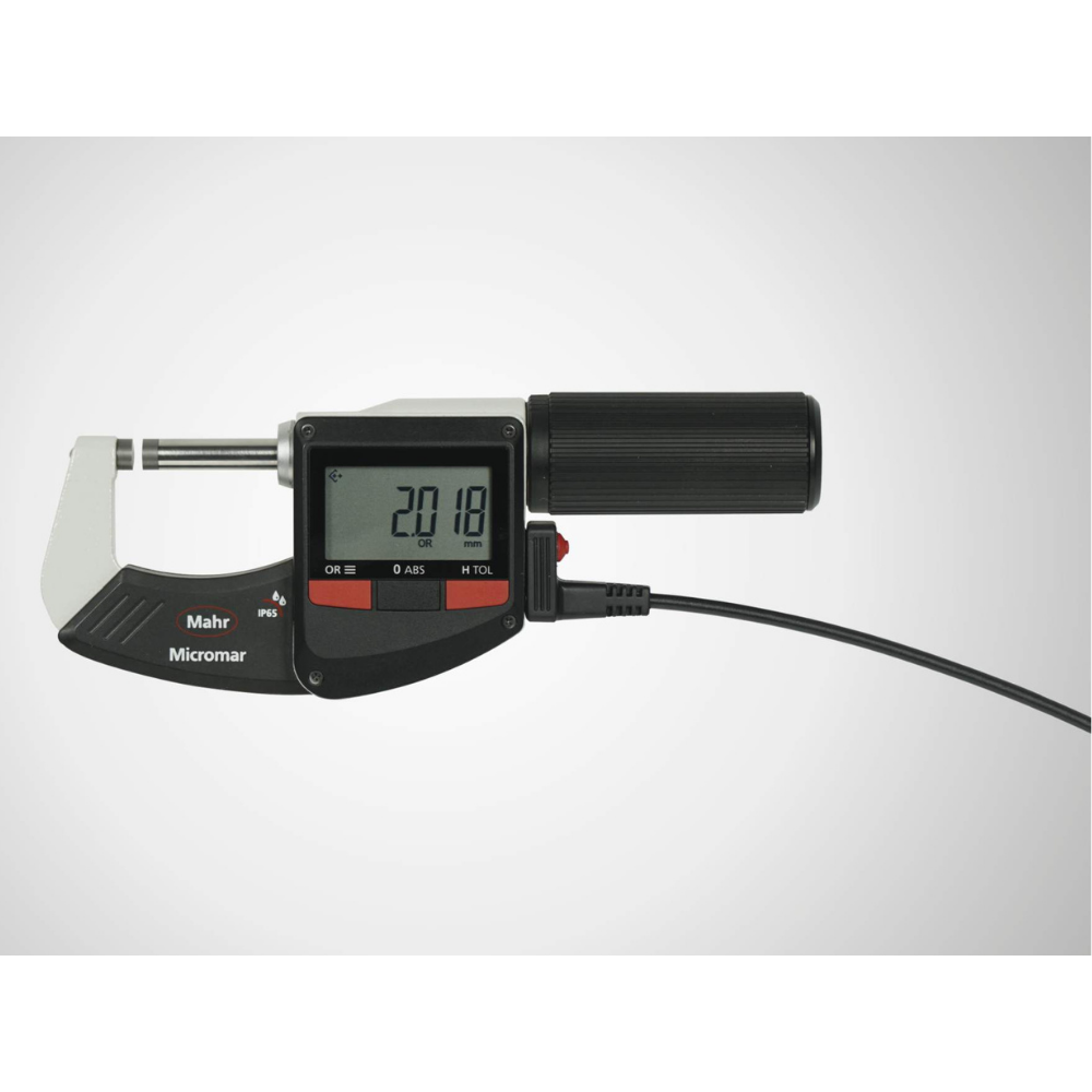 MAHR Micromar 40 EWR-L Digital Micrometer, IP 65 QUICK DRIVE, with Data Interface