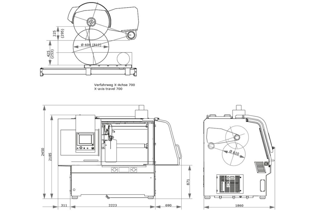 Qness (QATM) Floor-standing Cut-off machine QCUT 800 A (BRILLANT 2000) gallery