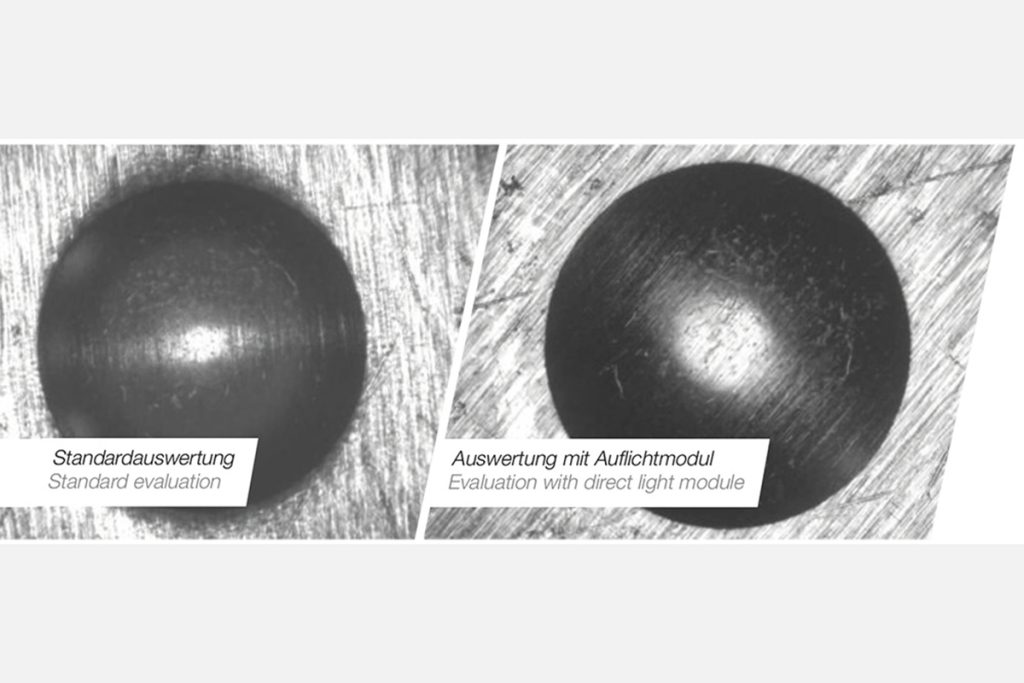 QATM Qness Mobile Image Evaluation of existing Brinell indentations gallery