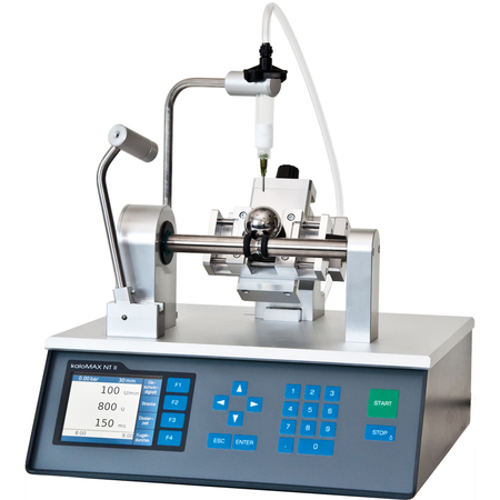 Calotest kaloMAX NT II device for the determination of wear coefficients and layer thicknesses