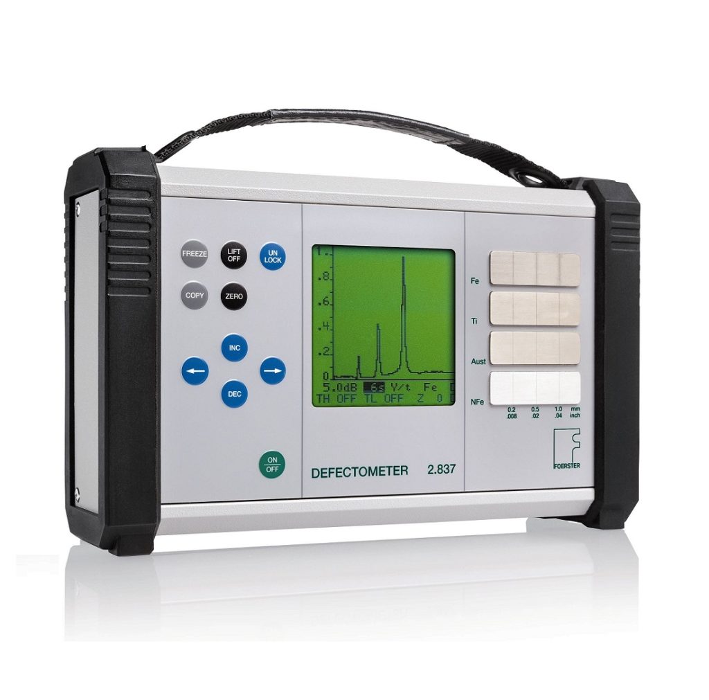 Foerster DEFECTOMETER® 2.837, manual crack and hardness testing