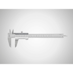 MAHR MarCal 16 FN Caliper with analog display, 0.05 mm / 1/128″, Locking screw above