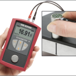 Karl DEUTSCH Wall Thickness ECHOMETER 1076 TC, + Statistics Evaluation + Data Storage + PC-Interface, for coated materials