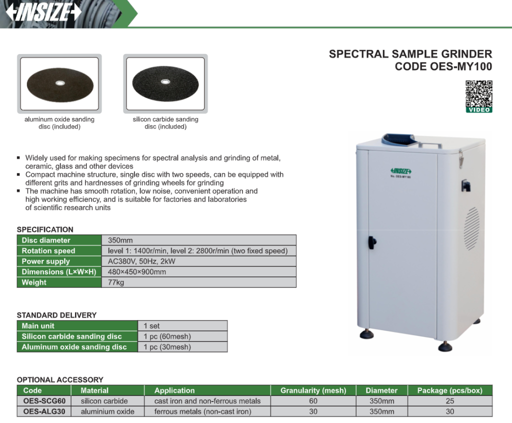 INSIZE Spectral Sample Grinder gallery